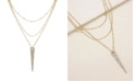 ETTIKA Layered Crystal Spike Necklace